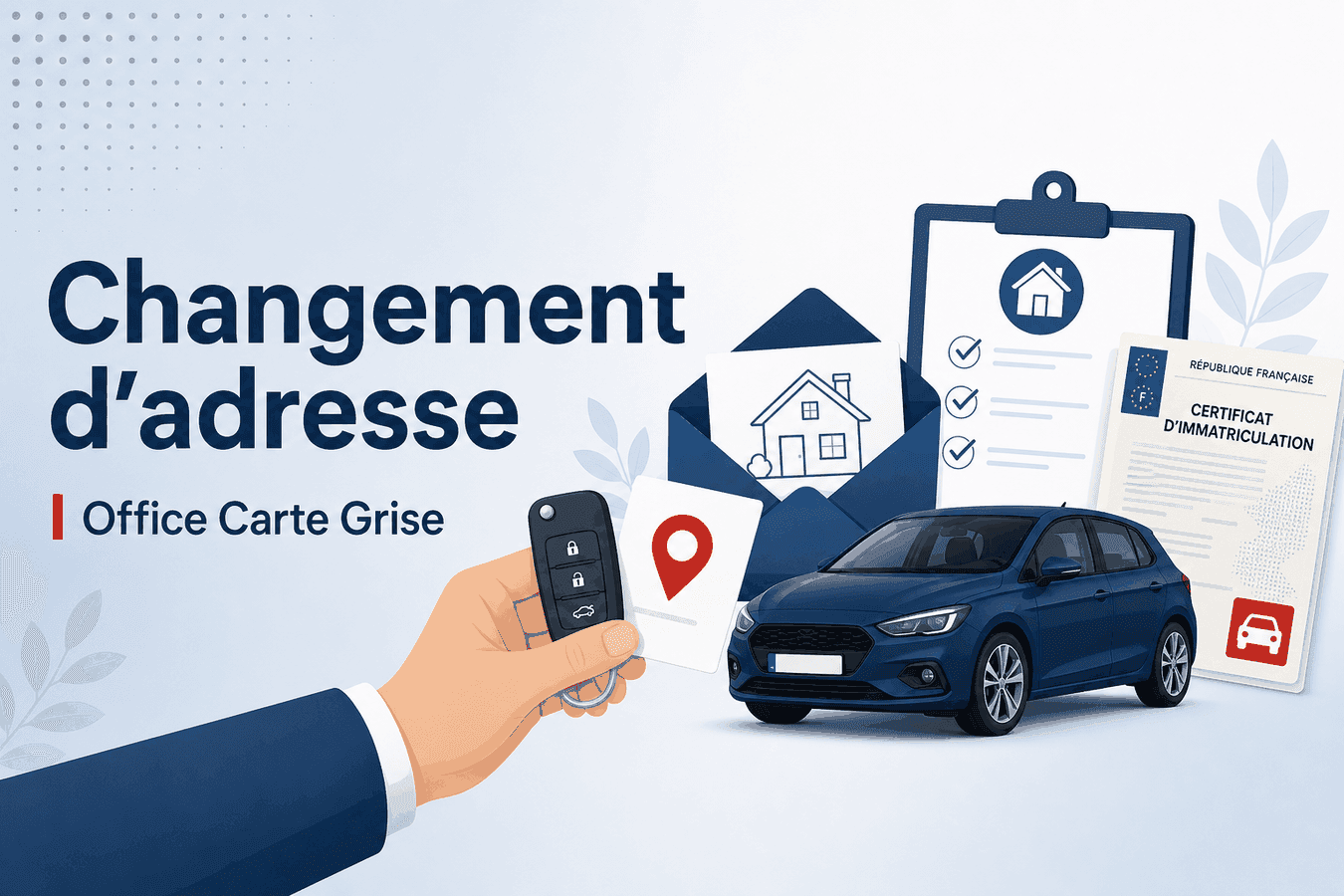 Change of address — Office Carte Grise